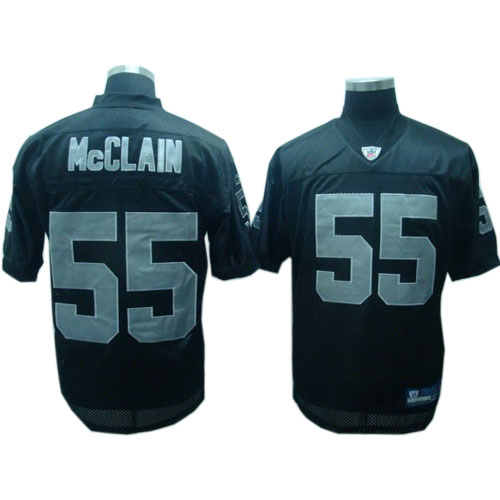 Oakland Raiders 55 Rolando McClain Black Jersey